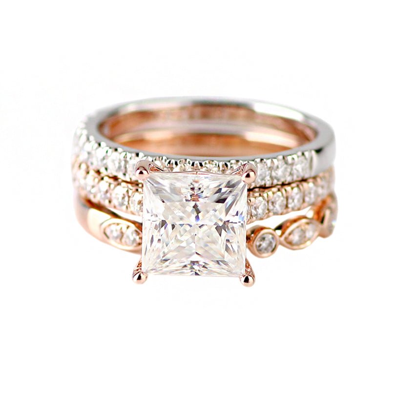 Gabrielle Engagement Ring and Wedding Band Set