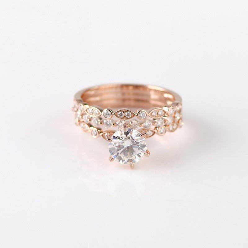 Ava Engagement Ring and Wedding Band Set