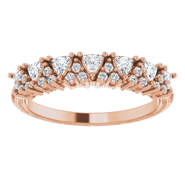 Hutton Anniversary Ring - Vintagetears - Rings - Moissanite & Lab Diamond Engagement Ring & Wedding Ring