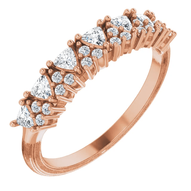 Hutton Anniversary Ring - Vintagetears - Rings - Moissanite & Lab Diamond Engagement Ring & Wedding Ring