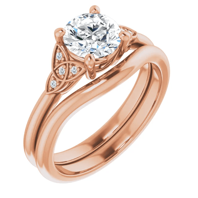 Nancy Engagement Ring - Vintagetears - Engagement Ring - Moissanite & Lab Diamond Engagement Ring & Wedding Ring