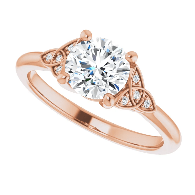 Nancy Engagement Ring - Vintagetears - Engagement Ring - Moissanite & Lab Diamond Engagement Ring & Wedding Ring