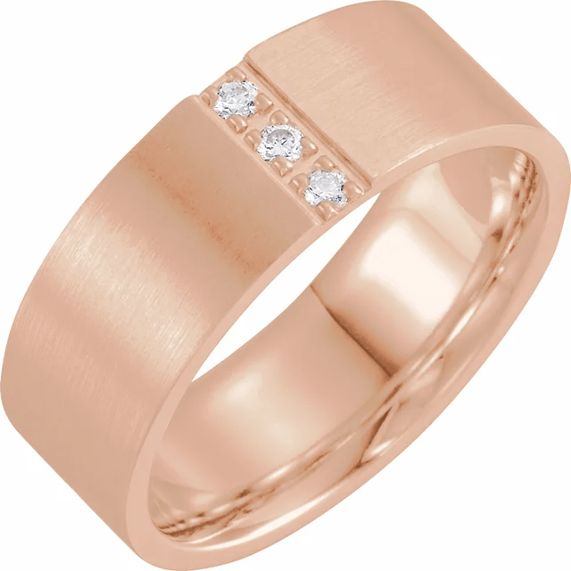 Nick Wedding Ring - Vintagetears - Rings - Moissanite & Lab Diamond Engagement Ring & Wedding Ring