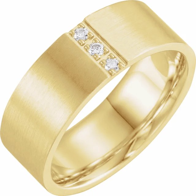 Nick Wedding Ring - Vintagetears - Rings - Moissanite & Lab Diamond Engagement Ring & Wedding Ring