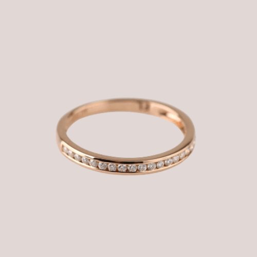 Olivia Wedding Band - Vintagetears - Rings - Moissanite & Lab Diamond Engagement Ring & Wedding Ring