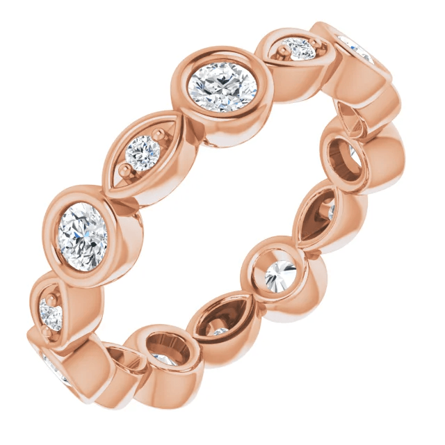 Parker Eternity Ring - Vintagetears - Rings - Moissanite & Lab Diamond Engagement Ring & Wedding Ring