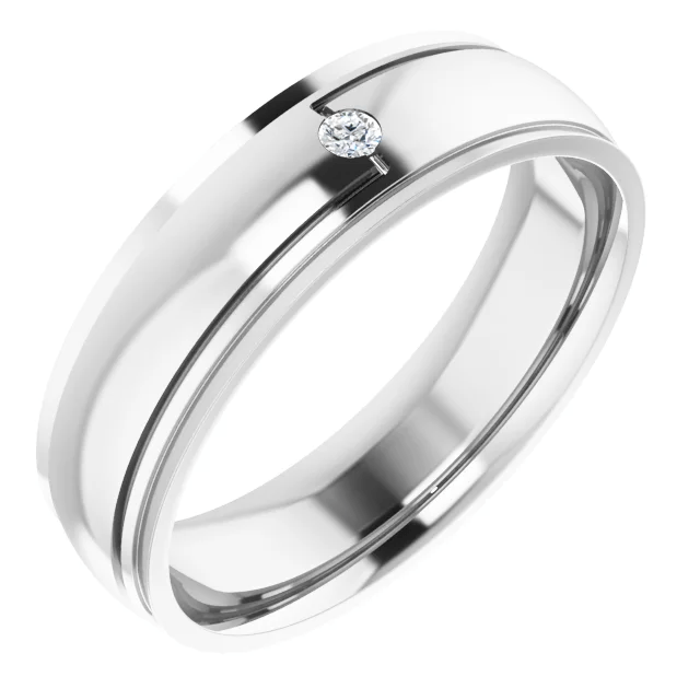 Ronan Wedding Ring - Vintagetears - Rings - Moissanite & Lab Diamond Engagement Ring & Wedding Ring