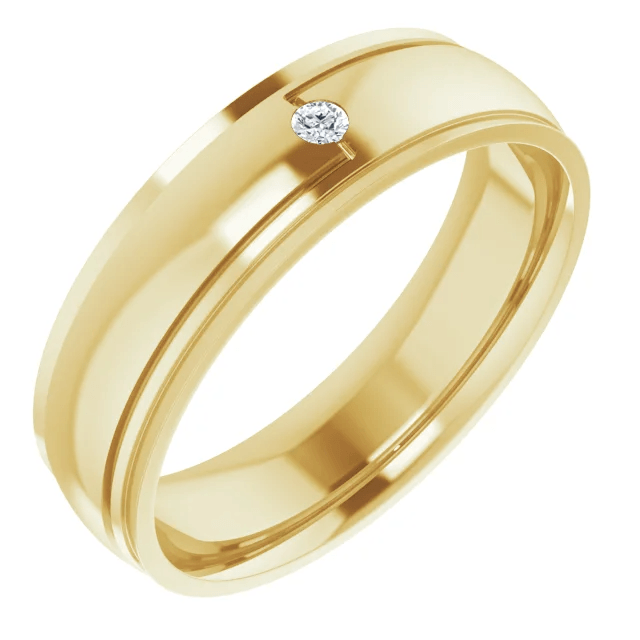 Ronan Wedding Ring - Vintagetears - Rings - Moissanite & Lab Diamond Engagement Ring & Wedding Ring