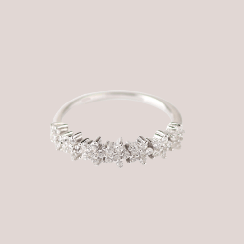 Sophia Wedding Band - Vintagetears - Rings - Moissanite & Lab Diamond Engagement Ring & Wedding Ring