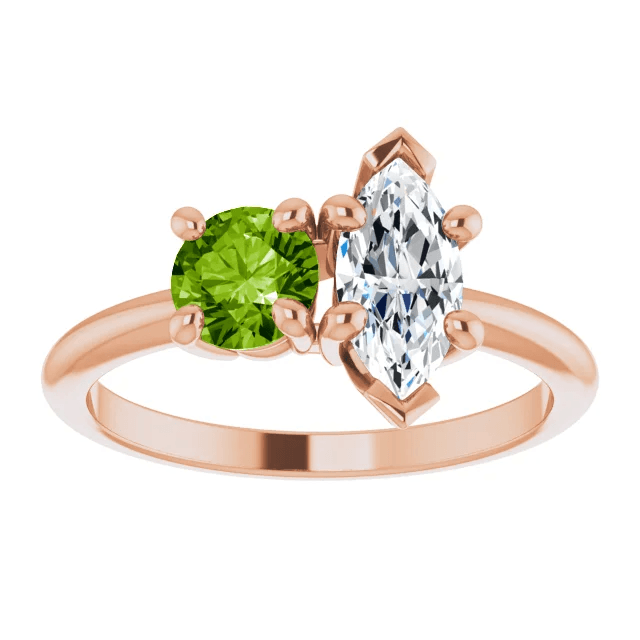 Taylor Engagement Ring - Vintagetears - Engagement Ring - Moissanite & Lab Diamond Engagement Ring & Wedding Ring
