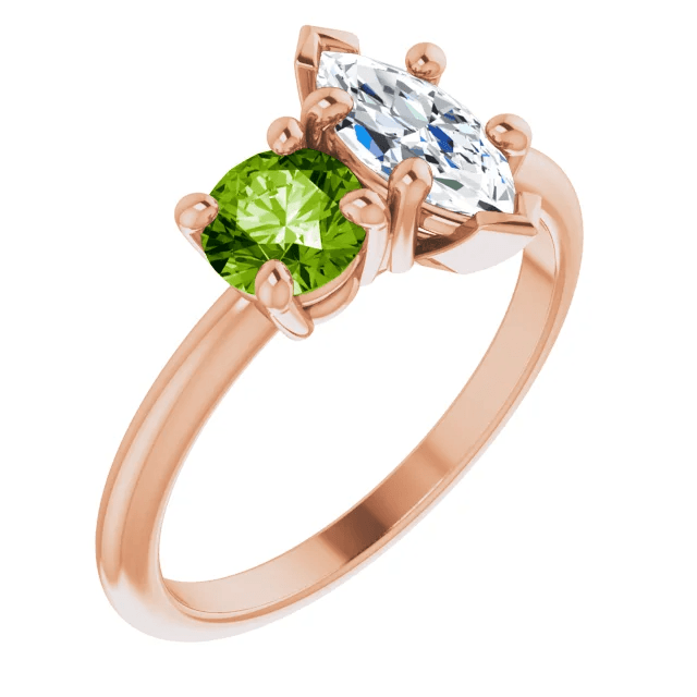 Taylor Engagement Ring - Vintagetears - Engagement Ring - Moissanite & Lab Diamond Engagement Ring & Wedding Ring