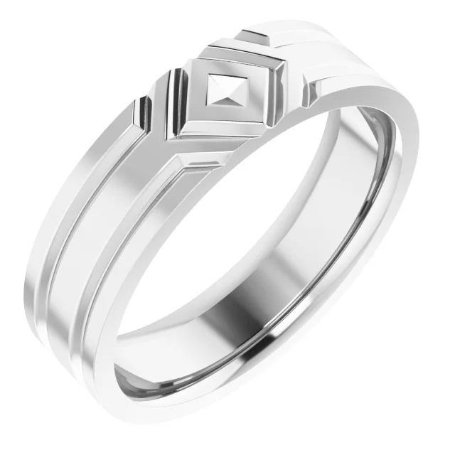 Zach Wedding Ring - Vintagetears - Rings - Moissanite & Lab Diamond Engagement Ring & Wedding Ring